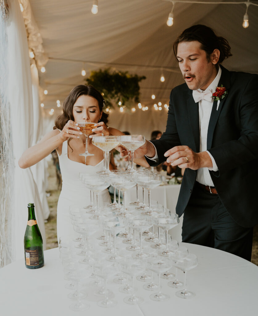 Champagne tower 